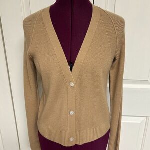 Vince Ribbed Cashmere Cardigan Sweater - Size S